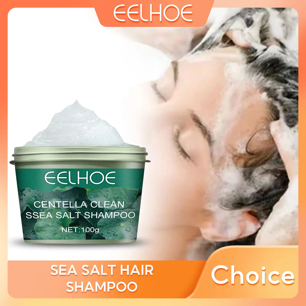 EELHOE Sea Salt Shampoo – Anti-Dandruff Deep Cleanse Hair Care Shampoo Qst