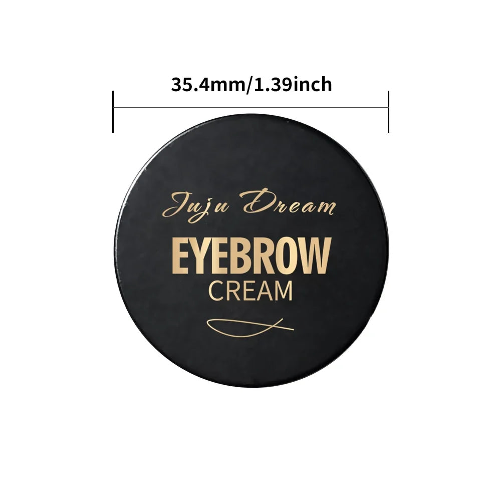 Waterproof Brow Pomade Gel with Brush – Natural Tint & Shaping Eyebrow Pomade Gel Qme