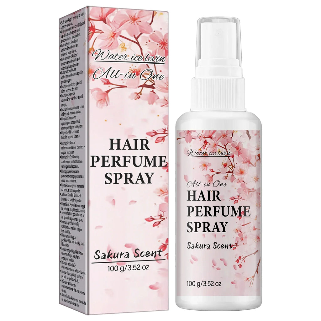 Sakura Hair Perfume Spray – Collagen Frizz-Smoothing Mist Hair Perfume Spray Qme Smoothing & Straightening