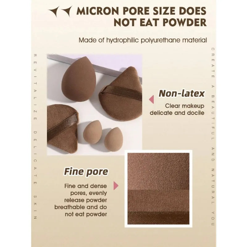 Makeup Sponge Puff – Cream, Powder & Concealer Applicator Makeup Applicator Sponge Qme