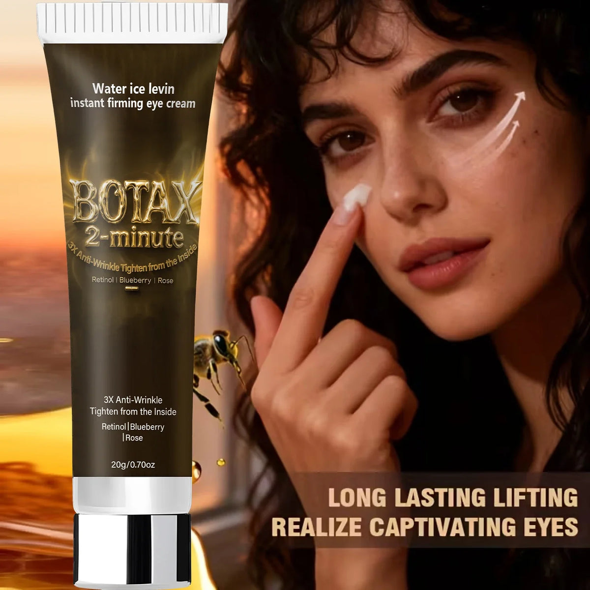 Instant Firming Eye Cream – Retinol & Hyaluronic Acid Firming Eye Cream Qme