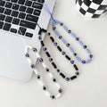 Pearl Smiling Face Evil Eye Phone Charm | 4 Colors Phone Charm Qme Three piece set
