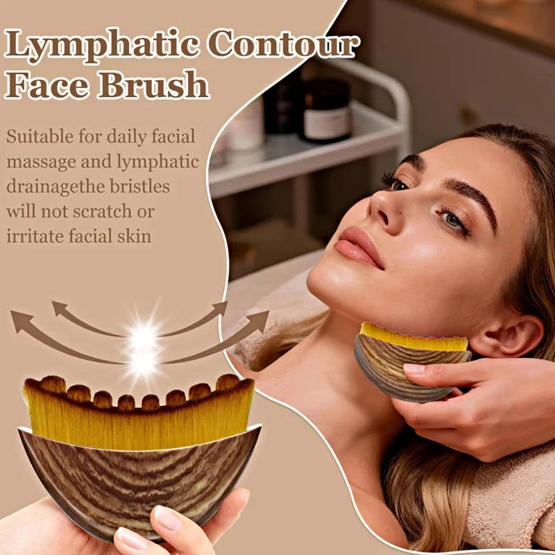Facial Contour Brush – Soft Dry Face Sculpting Makeup Brush Contour Makeup Brush Qme