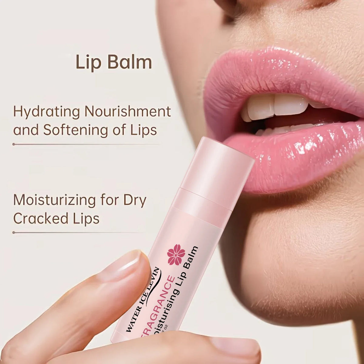 Sakura Lip Balm – Long-Lasting Moisture with Collagen | Qme Lip Balm Qme
