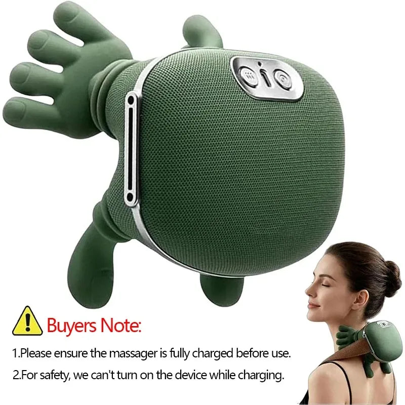 4D Kneading Neck & Shoulder Massager Shawl with Heat Neck Shoulder Massager Qst 1 set
