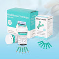 Blood Glucose Monitor Kit mmol/L – 50 Test Strips & Lancets Blood Glucose Monitor Qst 1 set