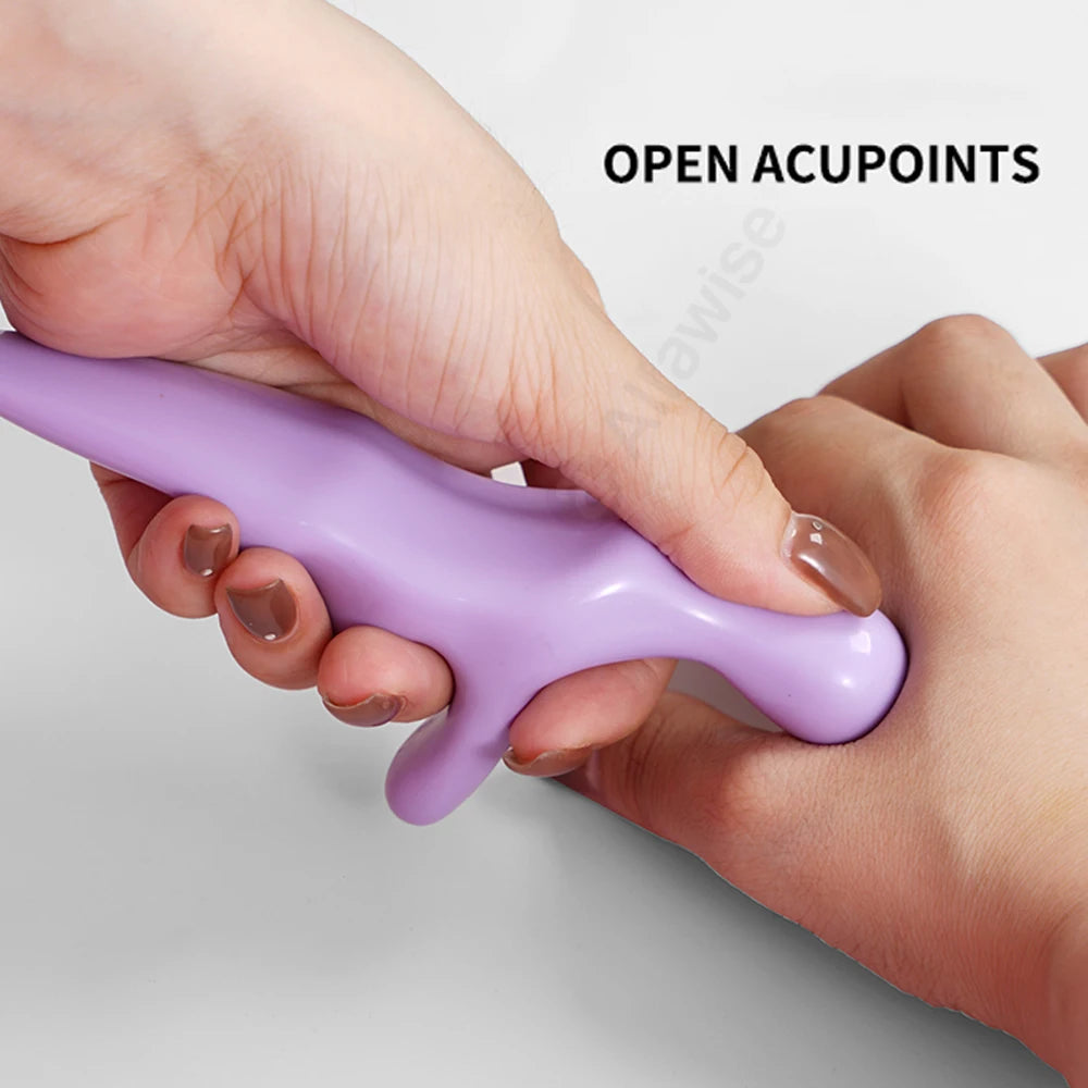 Acupressure Handheld Foot Massager – Trigger Point Body Tool Handheld Massager Qst