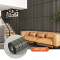 3D Peel & Stick Foam Wall Panels 40cm×3m – 6 Colors 3D Wall Panels Qme dark grey 40cmX3m