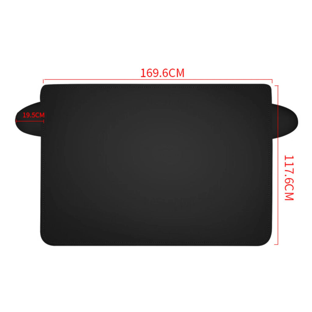 Magnetic Car Windshield Snow Cover & Sunshade – Universal Fit Car Windshield Cover Qst black