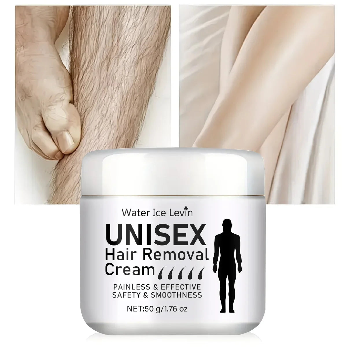Unisex Gentle Hair Removal Cream – Hydrating & Nourishing 50g Hair Removal Cream Qme