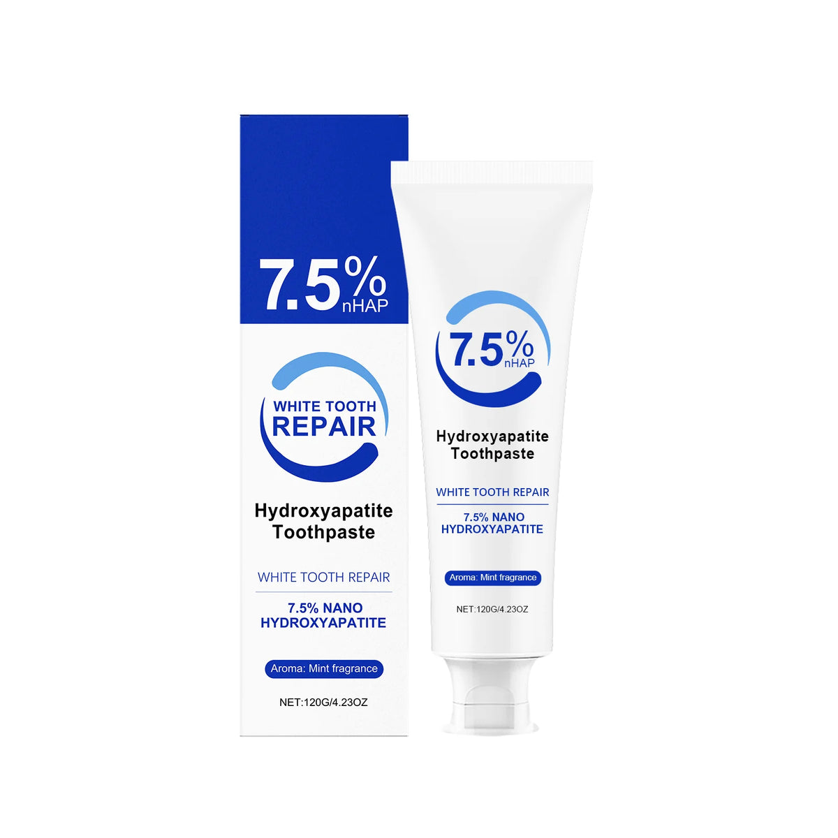 Nano Hydroxyapatite Toothpaste – Whitening Mint 120g Whitening Toothpaste Qst 120g Boxed