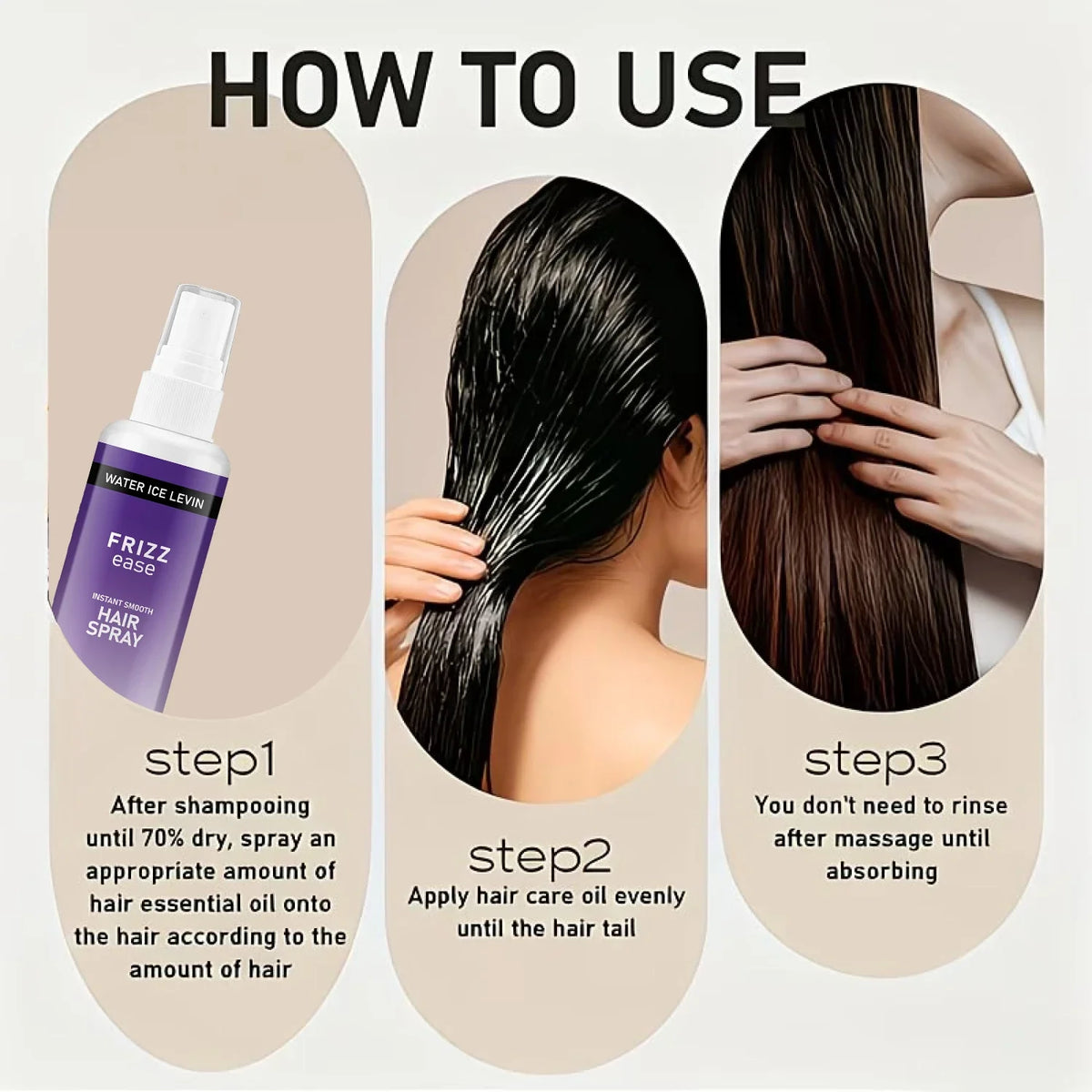 Frizz Ease Smoothing Hair Spray with Collagen – Anti-Frizz Mist Anti-Frizz Hair Spray Qme