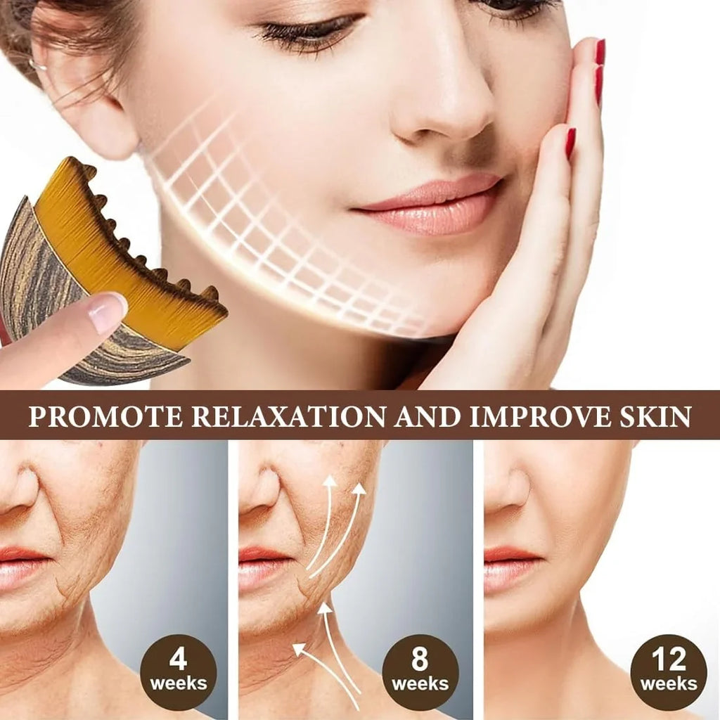 Facial Contour Brush – Soft Dry Face Sculpting Makeup Brush Contour Makeup Brush Qme 1 PCS