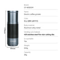 Dual Mode Manual & Electric Coffee Bean Grinder | Adjustable Grind Coffee Bean Grinder Qme ZM-LD111