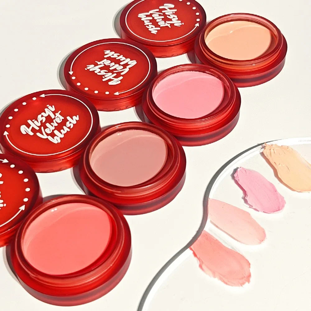 Qme Putty Blush – Creamy High-Pigment Long-Lasting Glow Cream Blush Qme