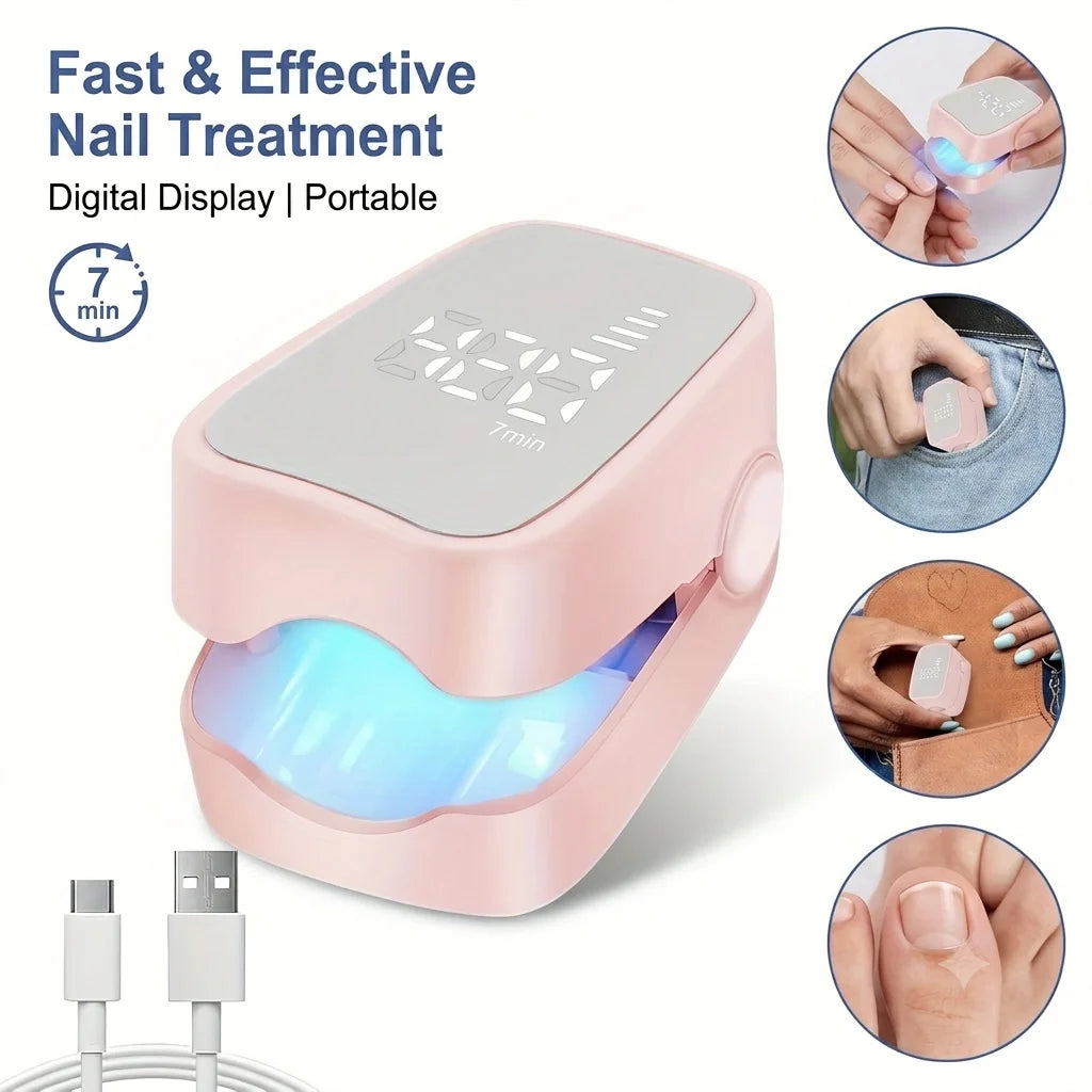 Jitesy Nail Light Therapy Device – Blue LED & Laser Foot Care Nail Light Therapy Device Qst