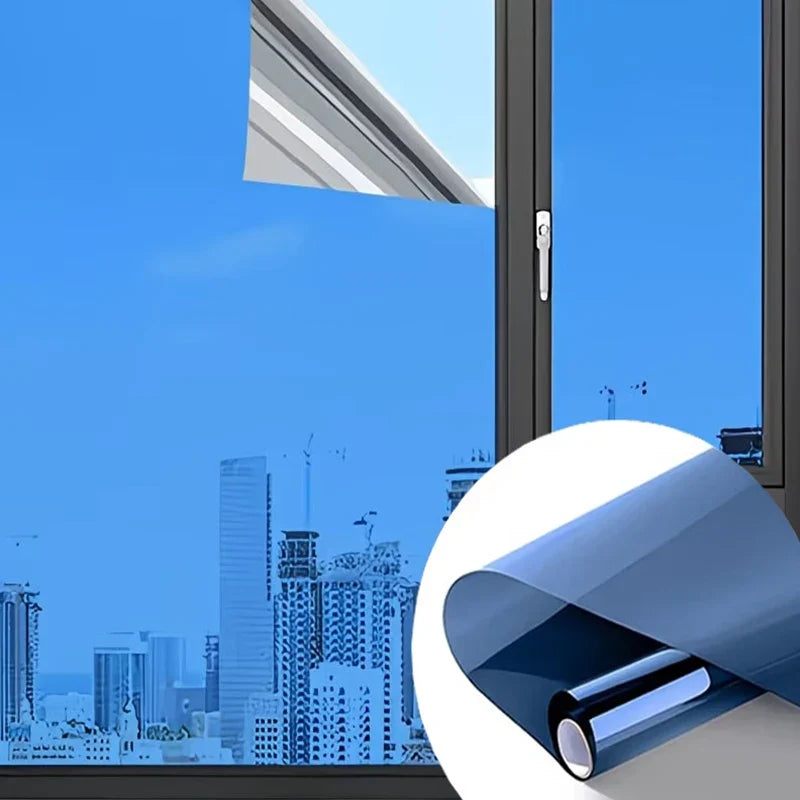 Transparent Window Film – Heat Insulation, UV & Privacy Window Privacy Film Qme lanyin 50cmX2m