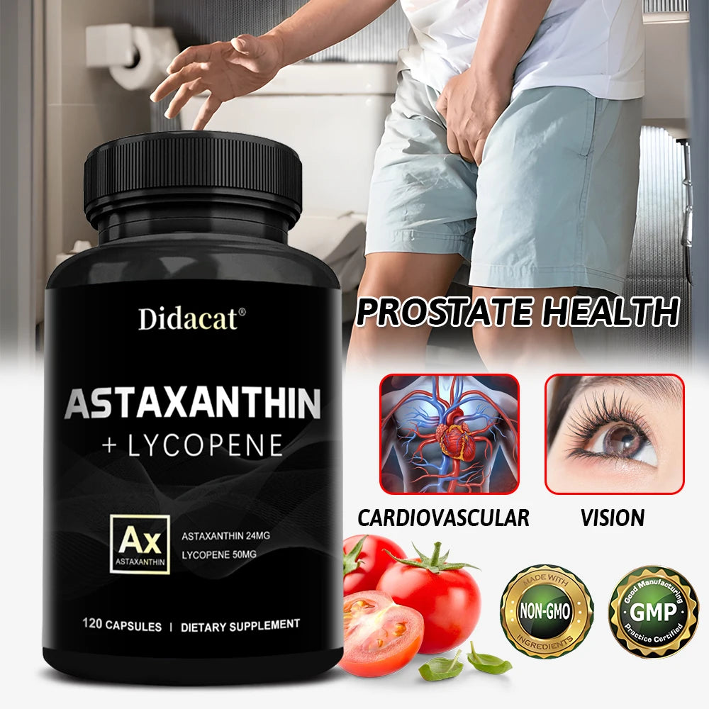 Didacat Astaxanthin Capsules – Antioxidant Supplement Antioxidant Supplement Qst