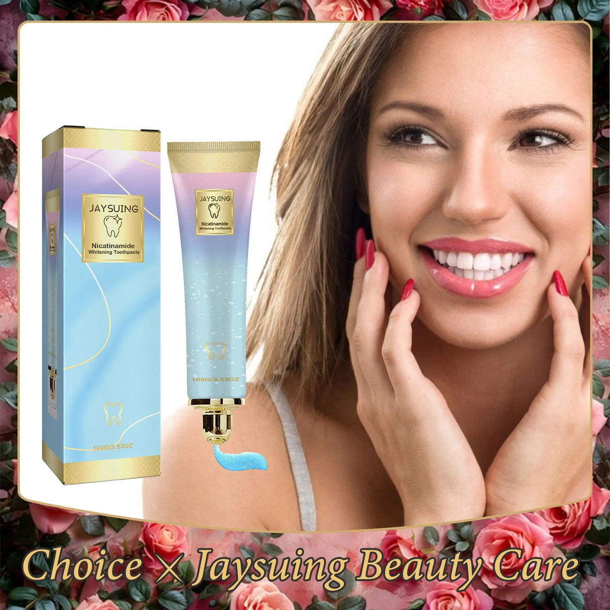 Niacinamide Whitening Toothpaste – Stain Removal & Fresh Breath Whitening Toothpaste Qst
