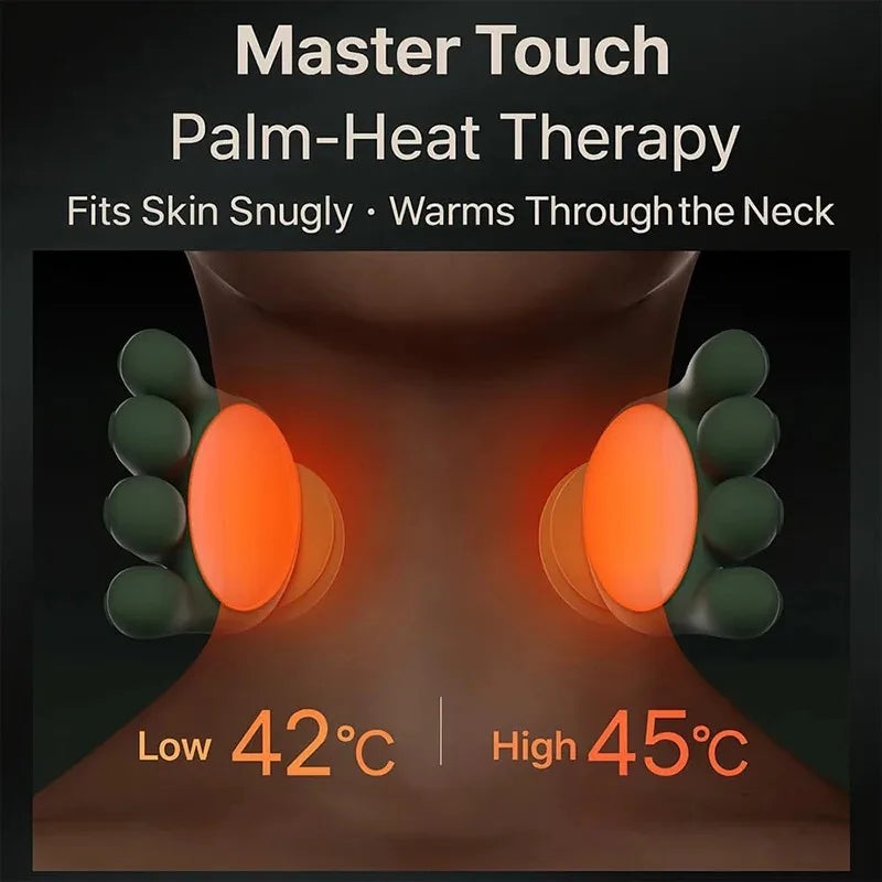 4D Kneading Neck & Shoulder Massager Shawl with Heat Neck Shoulder Massager Qst