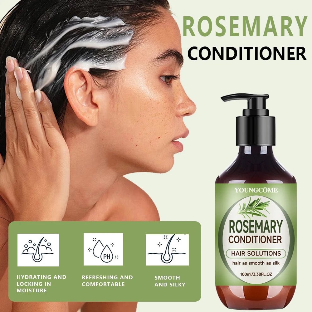 YOUNGCOME 5pc Rosemary Lavender Hair Care Set – Nourish & Smooth Hair Care Set Qst