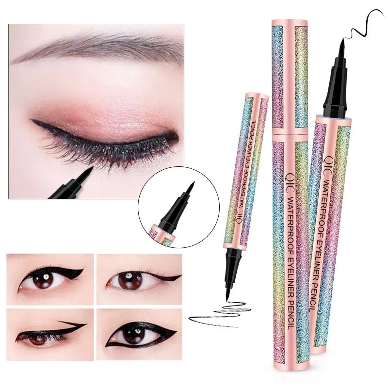 Starry Sky Black Liquid Eyeliner Pen – Waterproof, Quick Dry Liquid Eyeliner Pen Qme