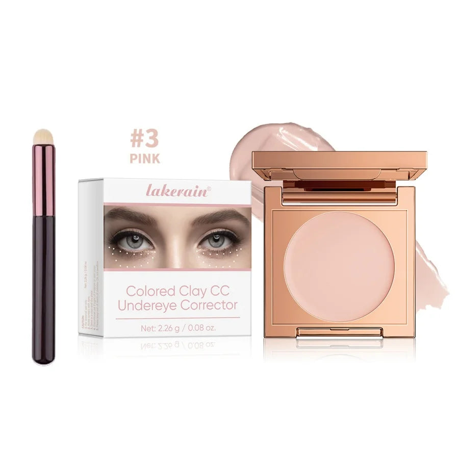 Eye Concealer Corrector with Brush – Moisturizing Coverage Eye Concealer Corrector Qst 03