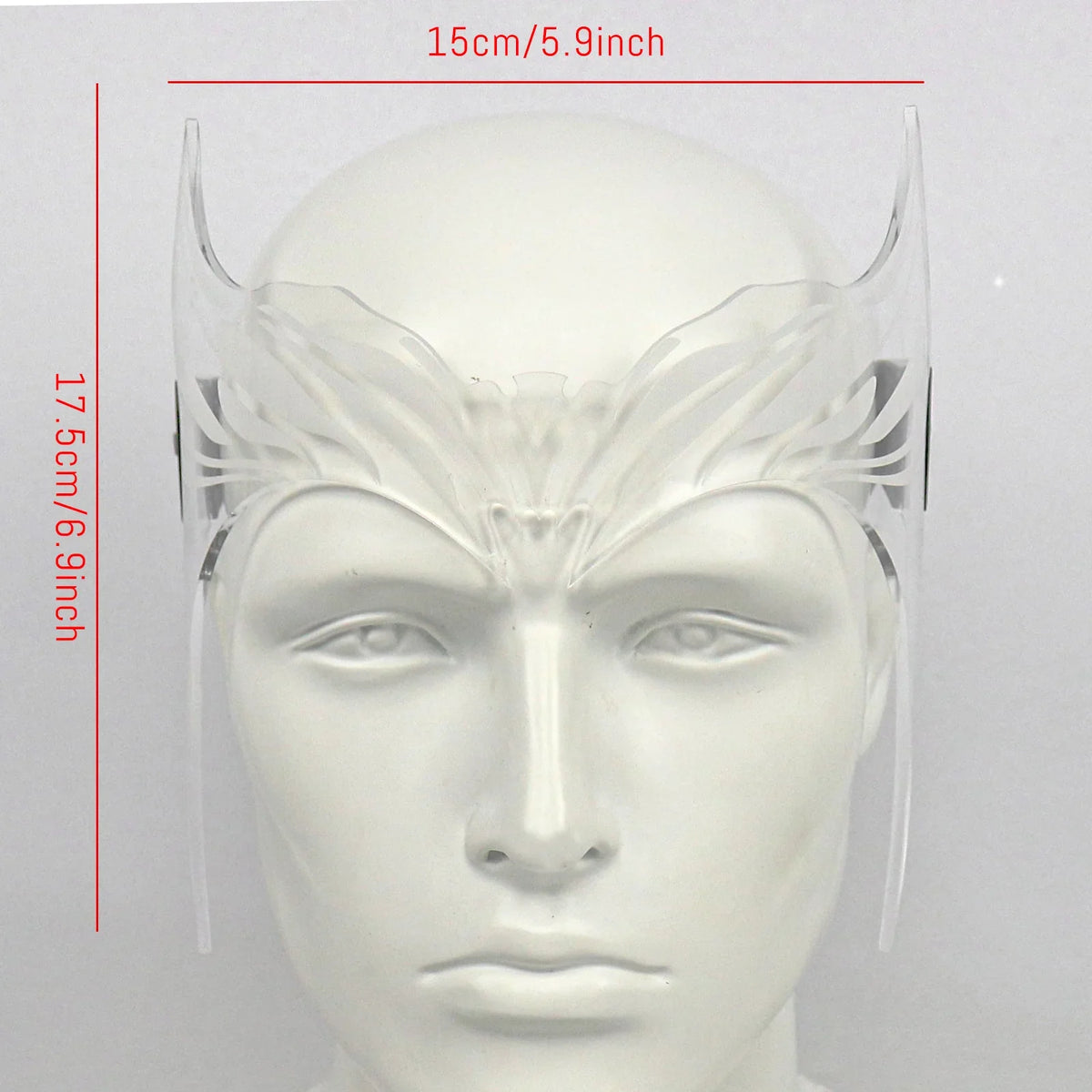 Scarlet Witch Glowing Acrylic Cosplay Helmet & Headwear Cosplay Helmet Qme