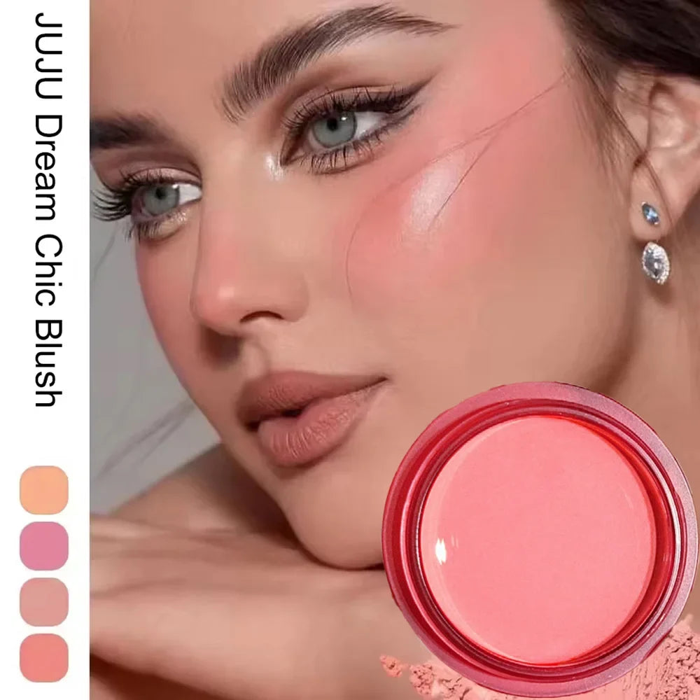 Qme Putty Blush – Creamy High-Pigment Long-Lasting Glow Cream Blush Qme
