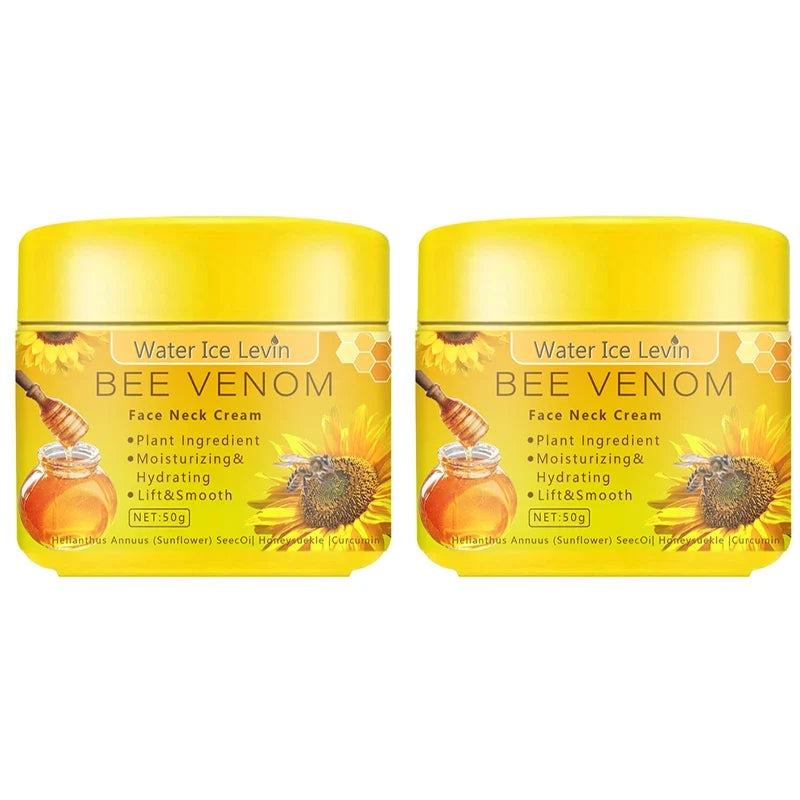 Bee Venom Neck Cream – Firming & Moisturizing Skin Care Neck Firming Cream Qme Two bottles