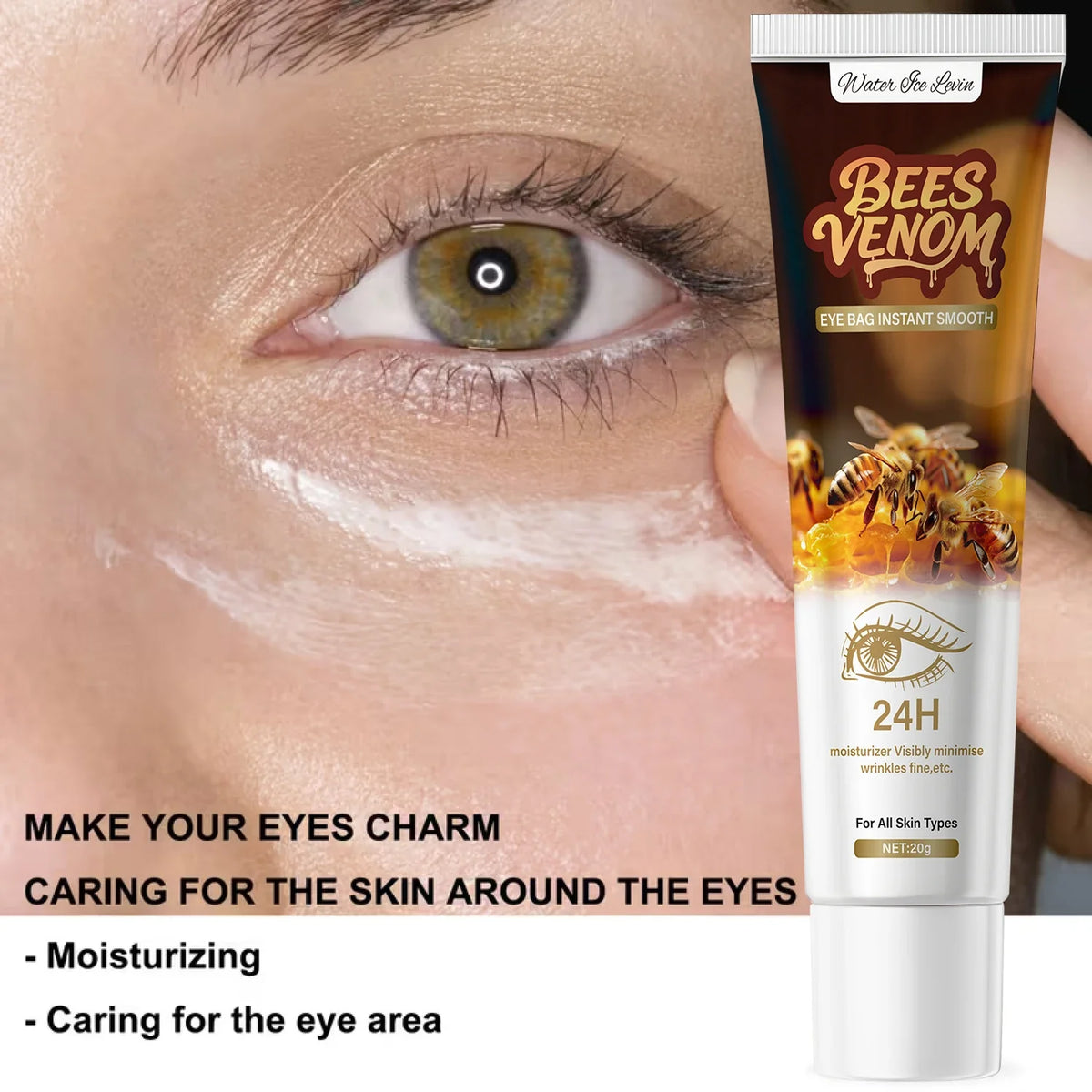 Bee Venom Eye Cream – Firming, Dark Circles & Hydration Eye Cream Qme