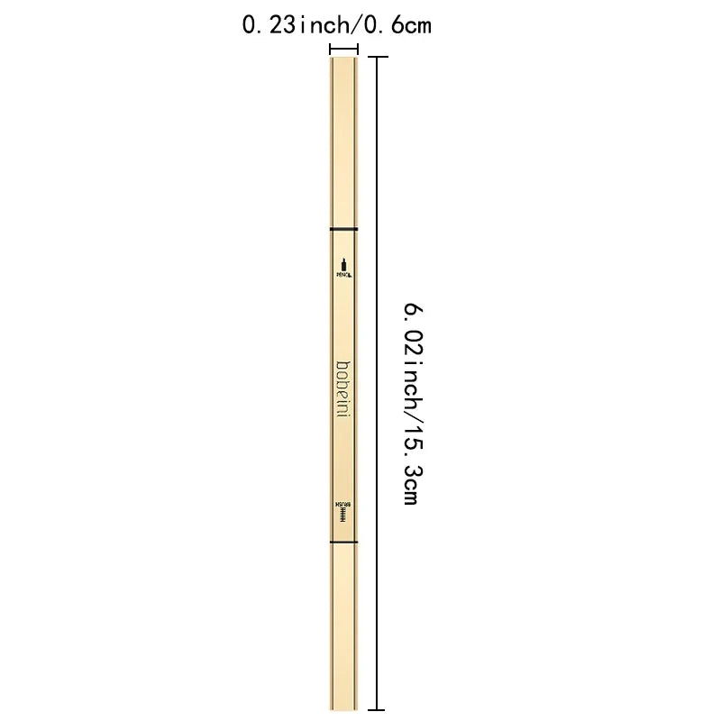 Dual-Ended Waterproof Eyebrow Pencil – Precise & Long-Lasting Eyebrow Pencil Qme