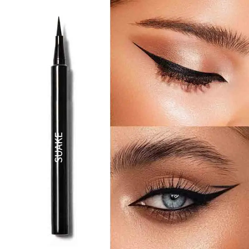 Qme Waterproof Matte Liquid Eyeliner | Long-Lasting Smoky Eye Liquid Eyeliner Qme A8-14-1pc