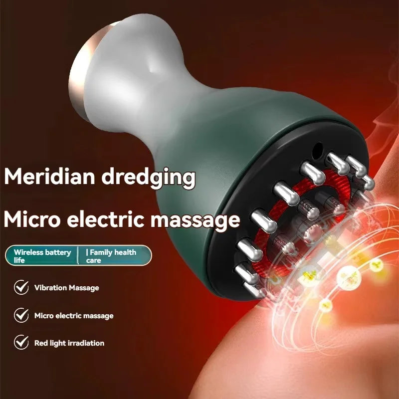 Electric Body Massager – Heating, Vibration & Scraping Device Electric Body Massager Qst