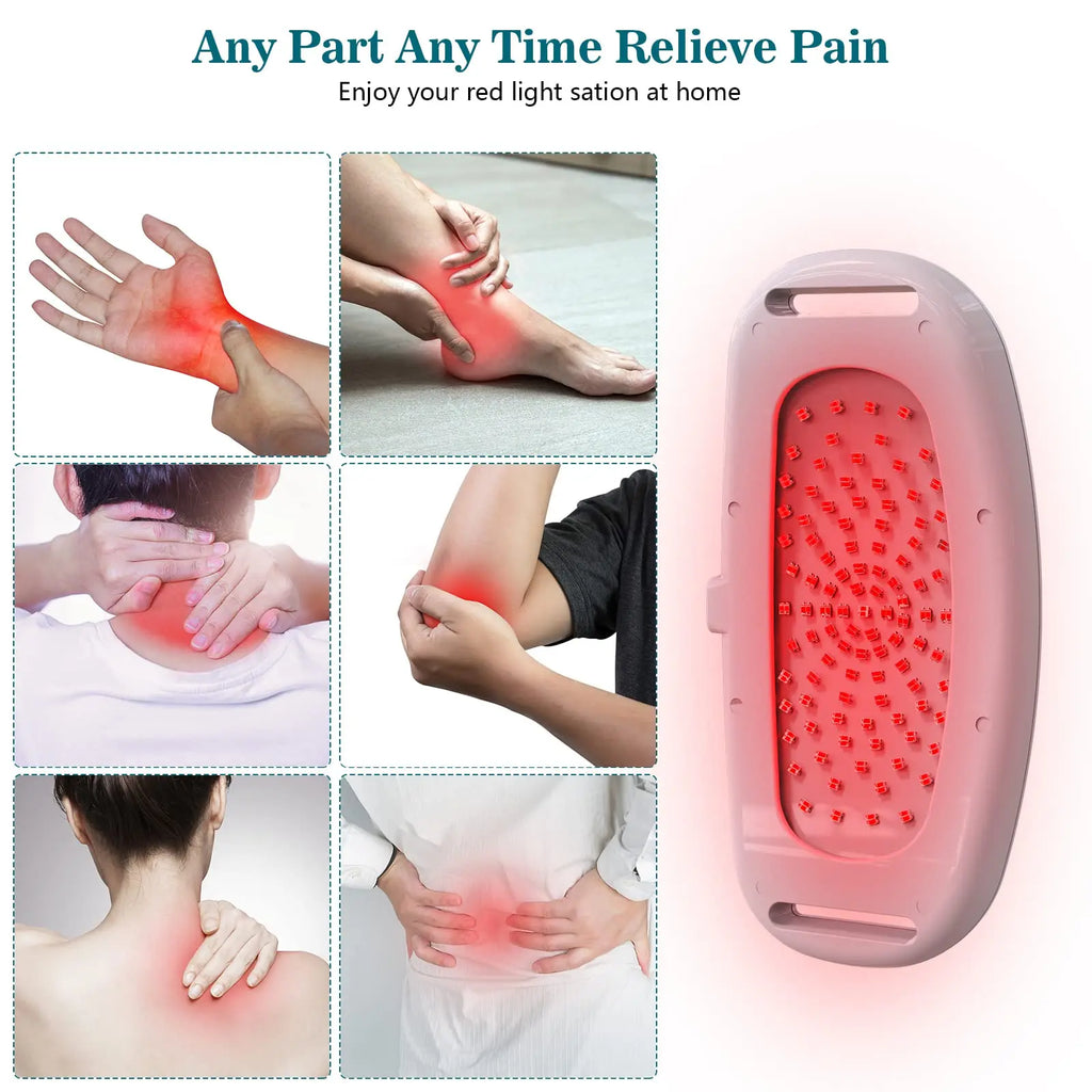 Red Light Therapy LED Belt Wrap – 100 Diodes, 660nm Wearable Panel Red Light Therapy Wrap Qst