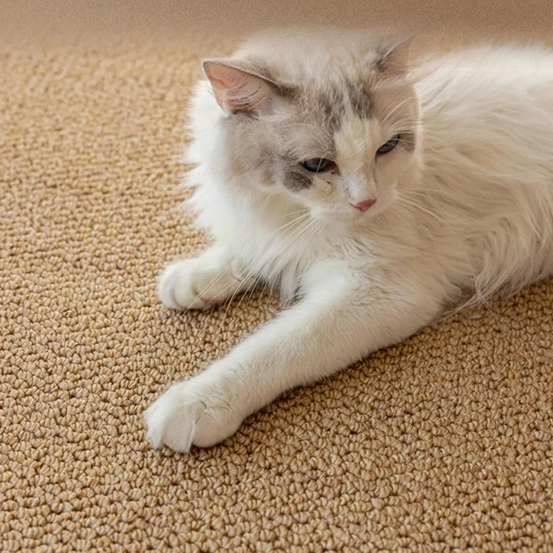 Sisal Cat Scratching Mat – Non-Slip, Cuttable Pineapple Design Cat Scratching Mat Qst