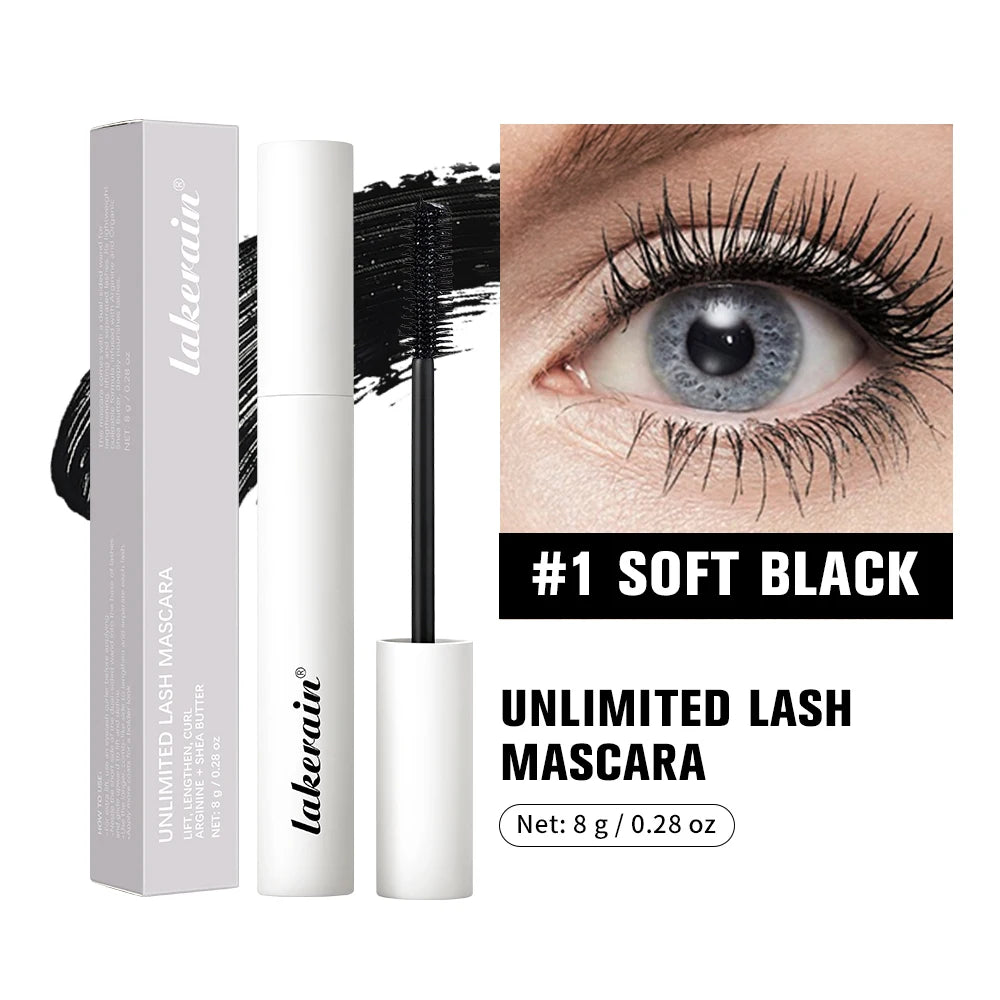 Lakerain Volumizing Mascara – Long-Lasting, Curl & Lengthen Volumizing Mascara Qst 01