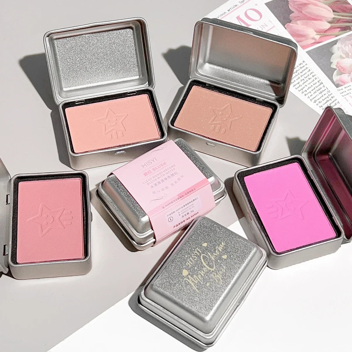 Korean Nude Pink Blush – Sheer Lightweight Fresh Glow Face Blush Qme