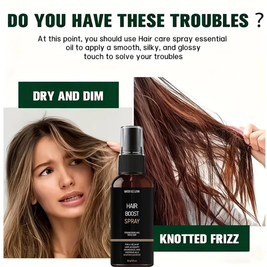 Hair Boost Spray – Biotin, Keratin & Hyaluronic Acid Hair Treatment Spray Qme