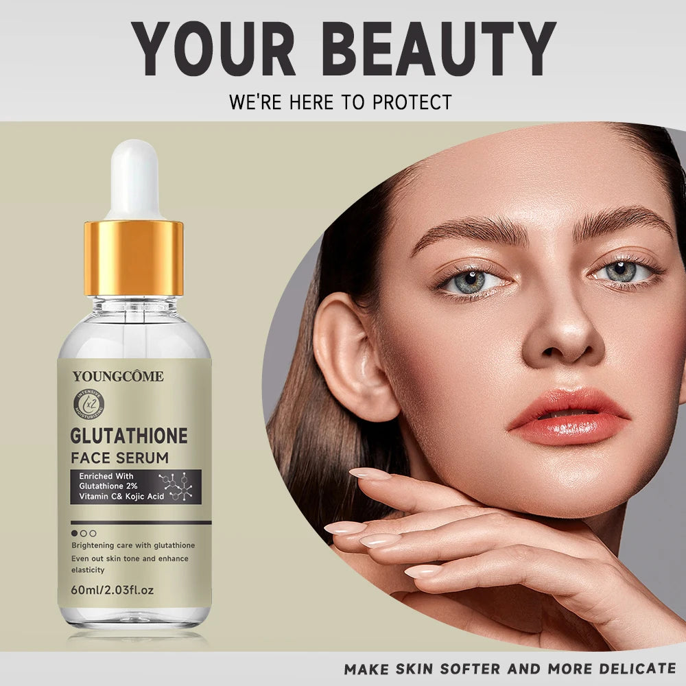 YOUNGCOME Glutathione Face Serum – Brightening & Dark Spot Brightening Face Serum Qst