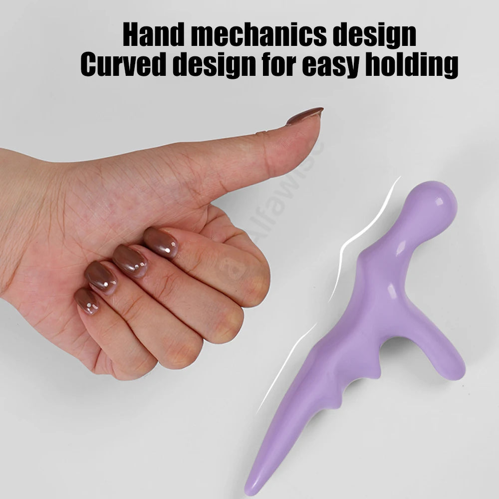 Acupressure Handheld Foot Massager – Trigger Point Body Tool Handheld Massager Qst