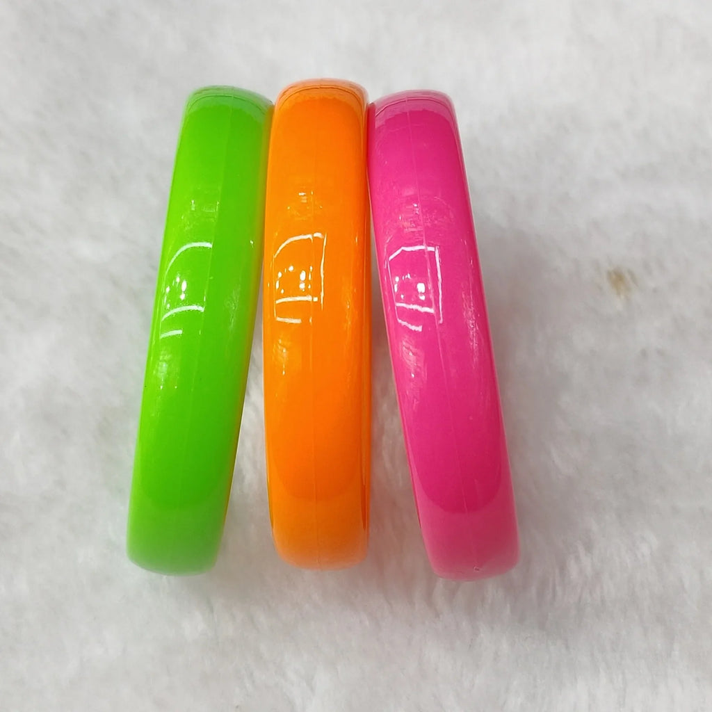 Colorful Candy Acrylic Wide Bangle – Y2K Resin Bracelet Acrylic Bangle Qme
