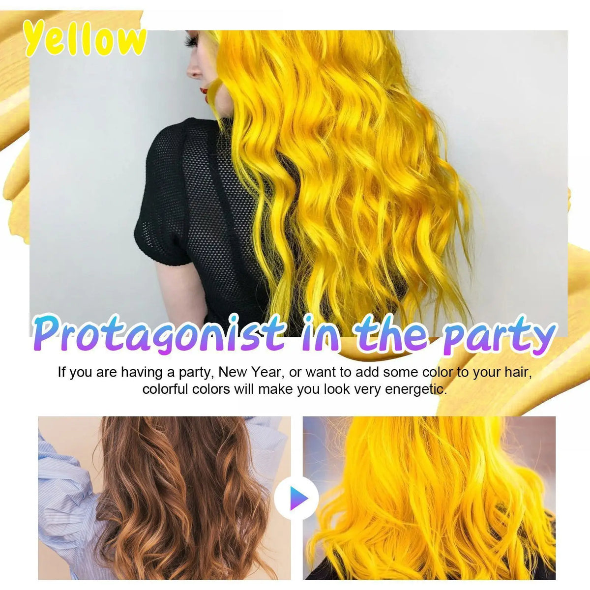Temporary Hair Color Wax – Nourishing Styling Pomade 120g Hair Color Wax Qst