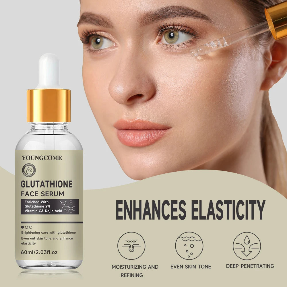 YOUNGCOME Glutathione Face Serum – Brightening & Dark Spot Brightening Face Serum Qst