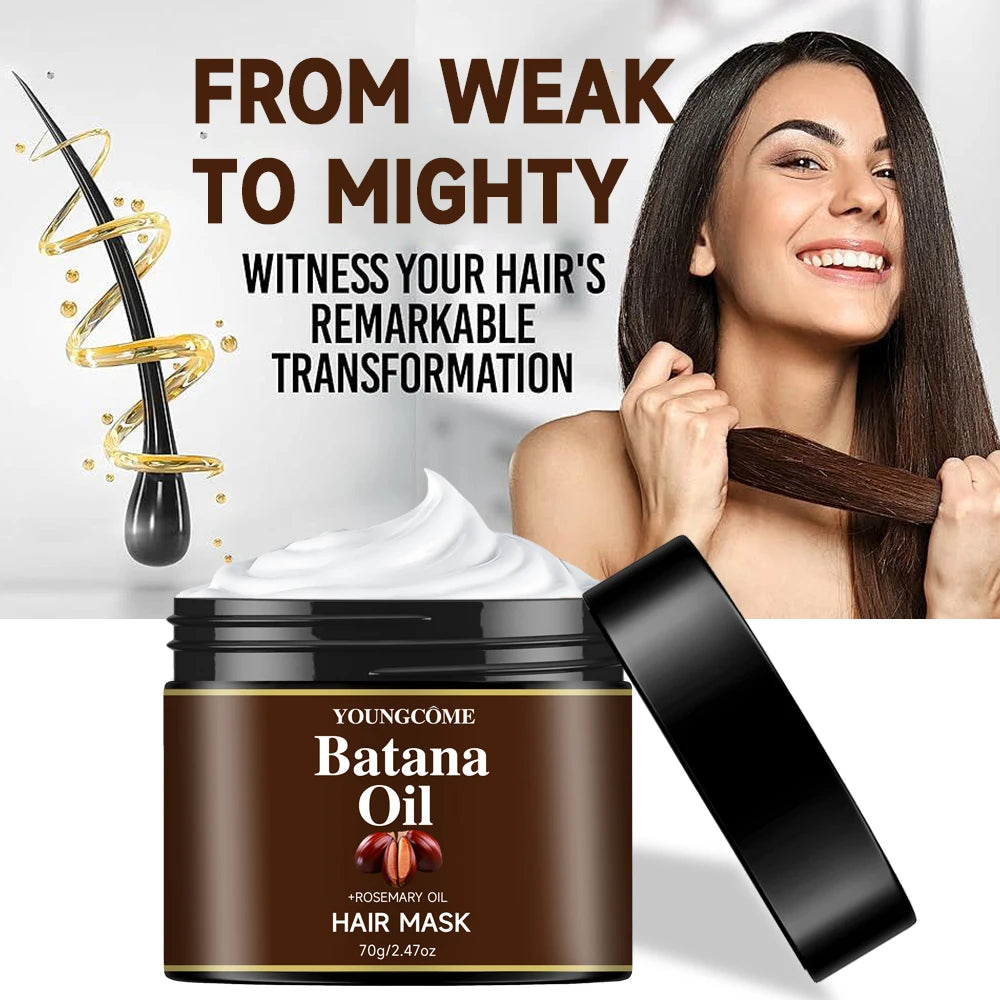 YOUNGCOME Batana Oil Hair Conditioner – Deep Nourishing Treatment Hair Conditioner Qst 70G