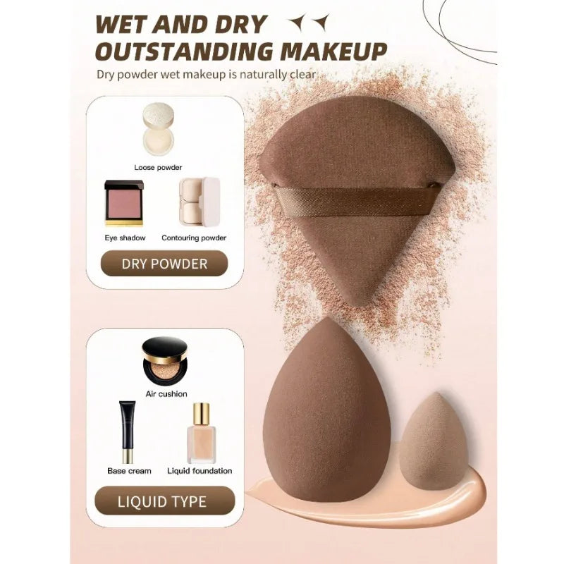 Makeup Sponge Puff – Cream, Powder & Concealer Applicator Makeup Applicator Sponge Qme