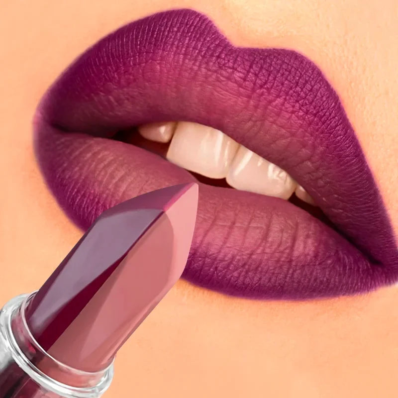 JUJU DREAM Two-Tone Split Lipstick – Glitter & Matte Dual Split Lipstick Qme