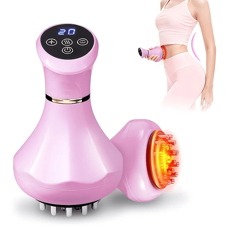 9-Level Electric Gua Sha Massager – Vibration & Microcurrent Electric Body Massager Qst