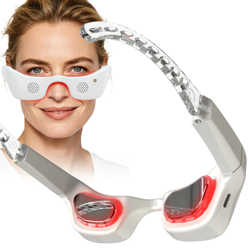 LED Eye Massager – Hot Cold Compress & 7-Color Light Therapy LED Eye Massager Qst 1 set