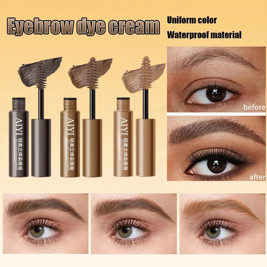 Qme Tinted Eyebrow Gel – Waterproof, Smudge-Proof, Long-Lasting Tinted Eyebrow Gel Qme
